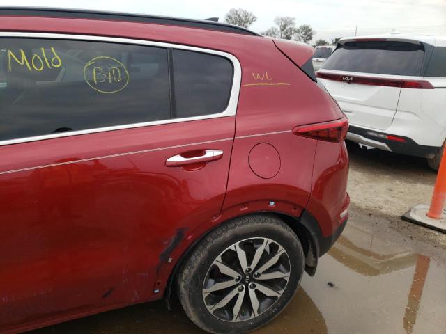 KNDPN3AC1J7394448 - 2018 KIA SPORTAGE EX RED photo 13