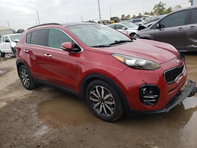 KNDPN3AC1J7394448 - 2018 KIA SPORTAGE EX RED photo 4