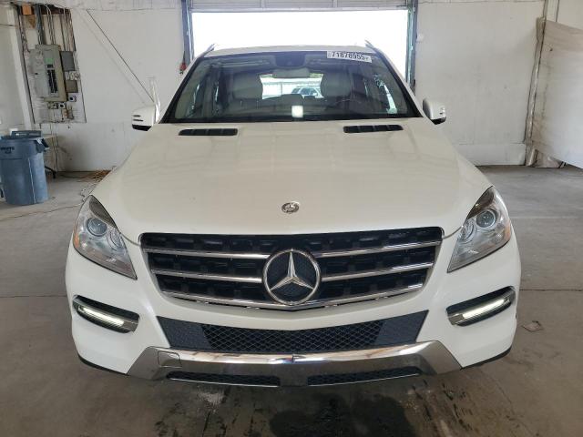 4JGDA5HBXDA115167 - 2013 MERCEDES-BENZ ML 350 4MATIC WHITE photo 5