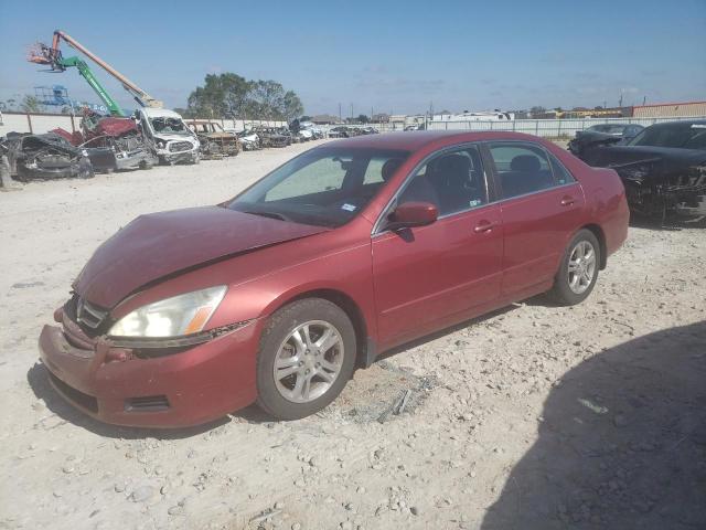 1HGCM56347A055069 - 2007 HONDA ACCORD SE RED photo 1