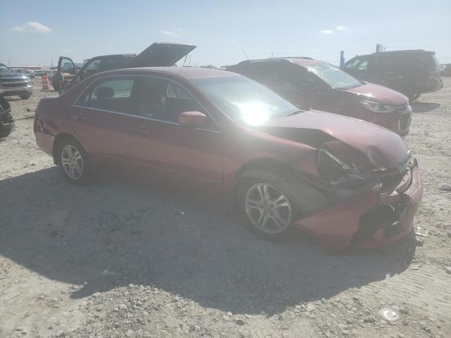 1HGCM56347A055069 - 2007 HONDA ACCORD SE RED photo 4