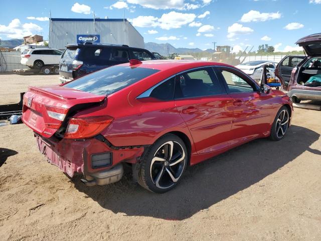 1HGCV1F34JA131371 - 2018 HONDA ACCORD SPORT أحمر صورة 3