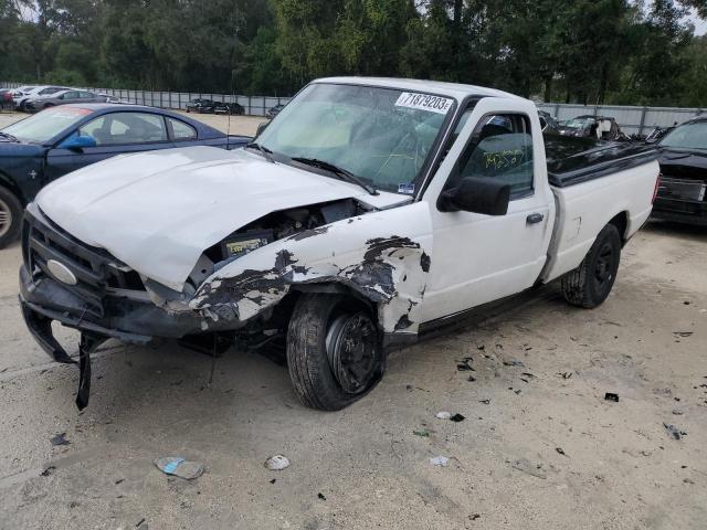 1FTYR10D77PA91612 - 2007 FORD RANGER WHITE photo 1