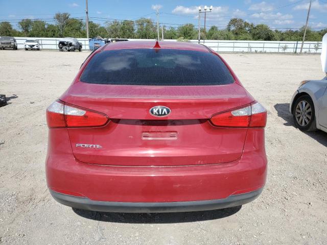 KNAFX4A64E5235167 - 2014 KIA FORTE LX RED photo 6