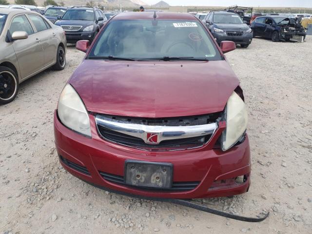 1G8ZV57788F167704 - 2008 SATURN AURA XR Czerwony zdjęcie 5
