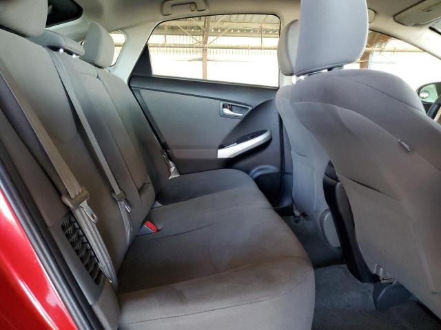 JTDKN3DUXD1725503 - 2013 TOYOTA PRIUS RED photo 10