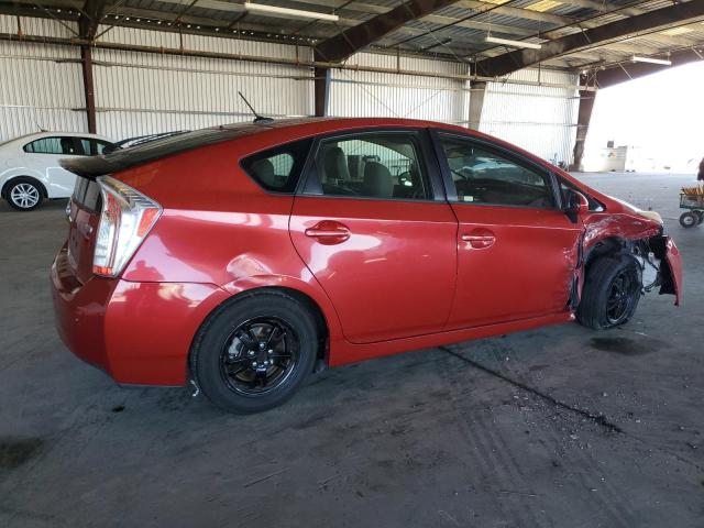 JTDKN3DUXD1725503 - 2013 TOYOTA PRIUS RED photo 3