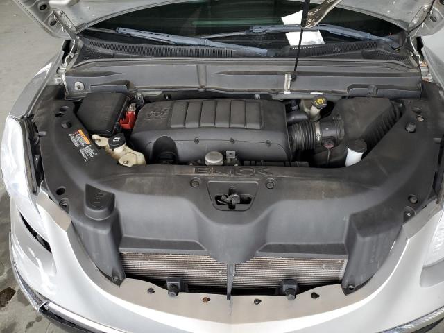 5GAKVBED4BJ389967 - 2011 BUICK ENCLAVE CXL SILVER photo 12