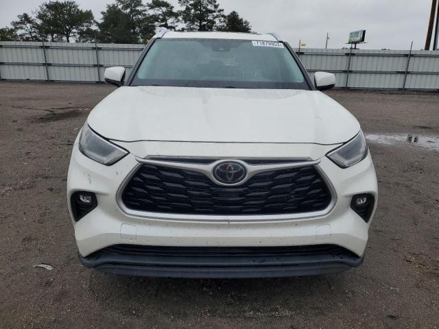 5TDGZRAH7MS060485 - 2021 TOYOTA HIGHLANDER XLE WHITE photo 5