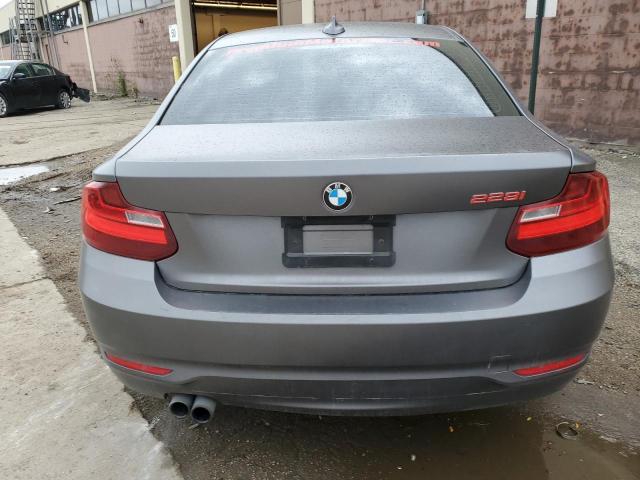 WBA1F5C57FV256555 - 2015 BMW 228 I GRAY photo 6