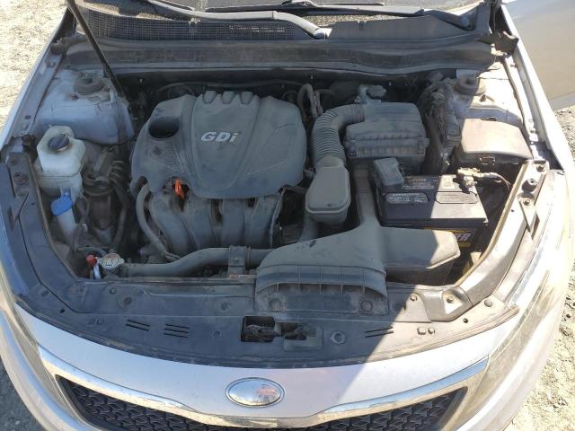 5XXGN4A72DG165765 - 2013 KIA OPTIMA EX SILVER photo 11