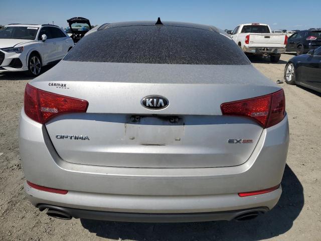5XXGN4A72DG165765 - 2013 KIA OPTIMA EX SILVER photo 6