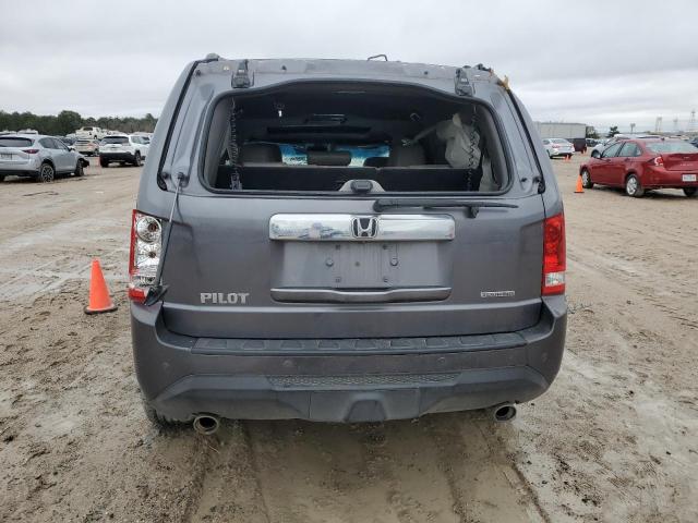 5FNYF3H94FB001362 - 2015 HONDA PILOT TOURING GRAY photo 6