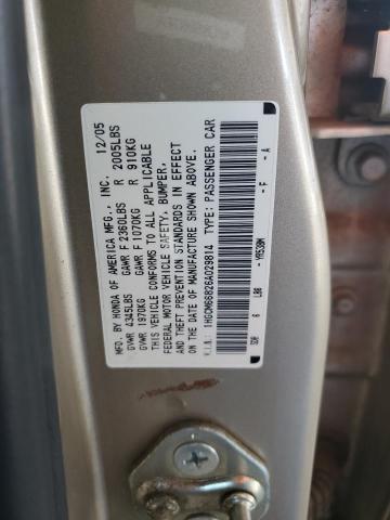 1HGCM66826A029814 - 2006 HONDA ACCORD EX GOLD photo 13