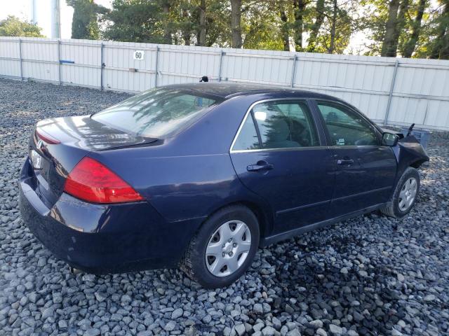 1HGCM56476A136140 - 2006 HONDA ACCORD LX BLUE photo 3