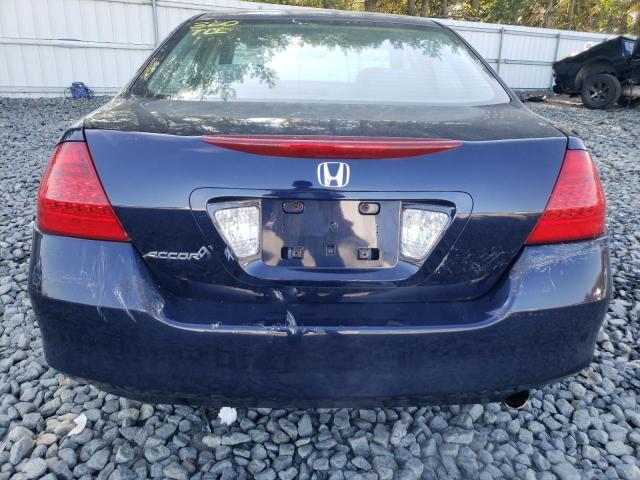 1HGCM56476A136140 - 2006 HONDA ACCORD LX BLUE photo 6