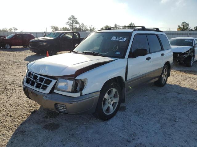 JF1SF6551XH749566 - 1999 SUBARU FORESTER S WHITE photo 2