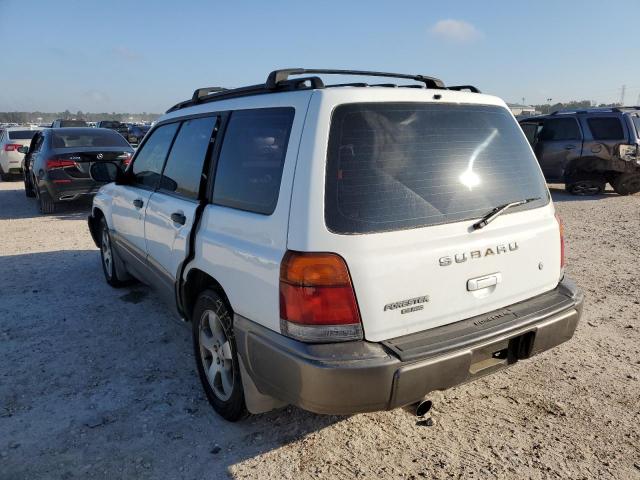 JF1SF6551XH749566 - 1999 SUBARU FORESTER S WHITE photo 3