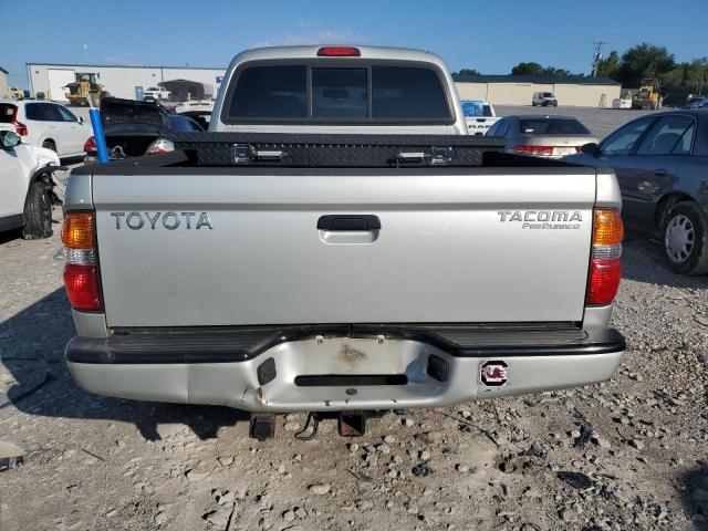 5TEGM92N64Z392925 - 2004 TOYOTA TACOMA DOUBLE CAB PRERUNNER SILVER photo 6