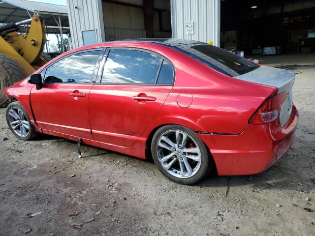 2HGFA55508H711912 - 2008 HONDA CIVIC SI RED photo 2