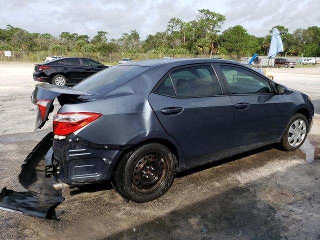 2T1BURHE0EC117592 - 2014 TOYOTA COROLLA L GRAY photo 3