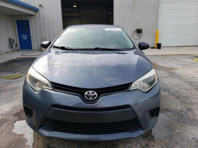 2T1BURHE0EC117592 - 2014 TOYOTA COROLLA L GRAY photo 5