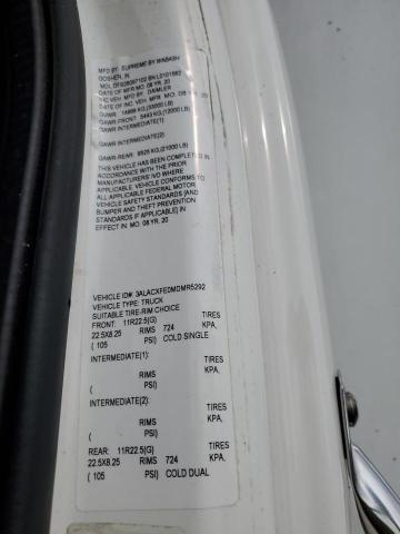 3ALACXFE0MDMR5292 - 2021 FREIGHTLINER M2 106 MEDIUM DUTY WHITE photo 10