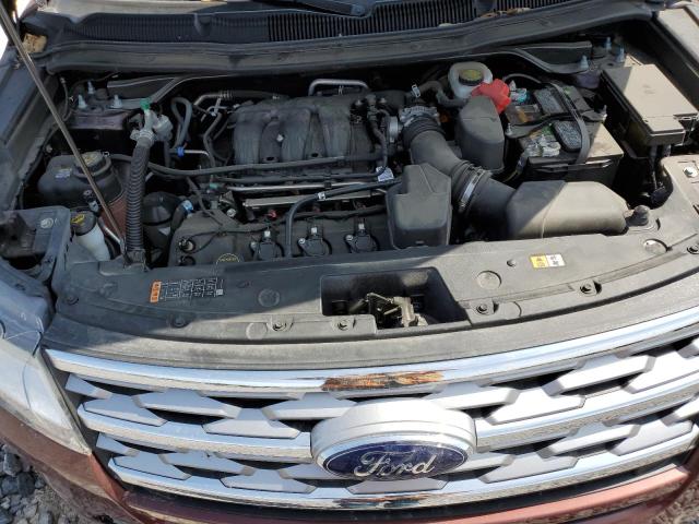 1FM5K8F87JGB55712 - 2018 FORD EXPLORER LIMITED BROWN photo 12