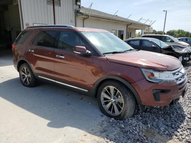 1FM5K8F87JGB55712 - 2018 FORD EXPLORER LIMITED BROWN photo 4