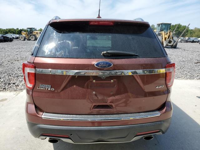1FM5K8F87JGB55712 - 2018 FORD EXPLORER LIMITED BROWN photo 6