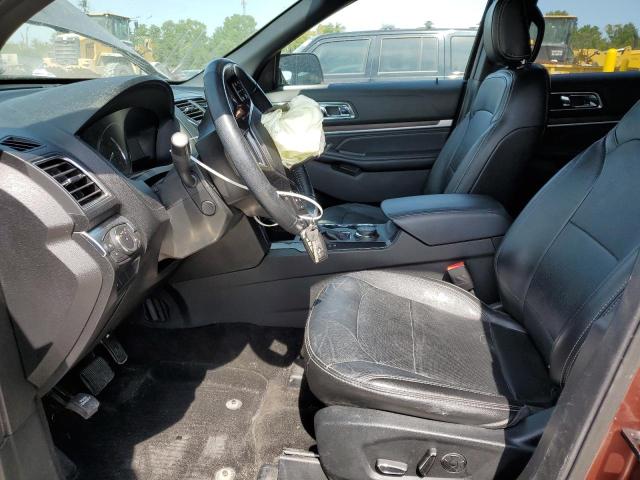 1FM5K8F87JGB55712 - 2018 FORD EXPLORER LIMITED BROWN photo 7