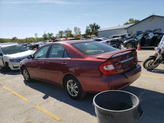 4T1BE32K84U276253 - 2004 TOYOTA CAMRY LE RED photo 2