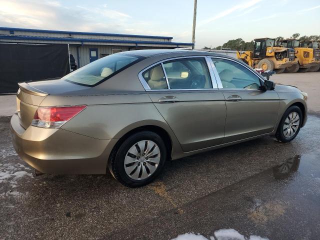 1HGCP26359A040637 - 2009 HONDA ACCORD LX ოქროსფერი ფოტო 3