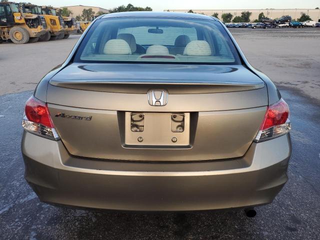 1HGCP26359A040637 - 2009 HONDA ACCORD LX ოქროსფერი ფოტო 6