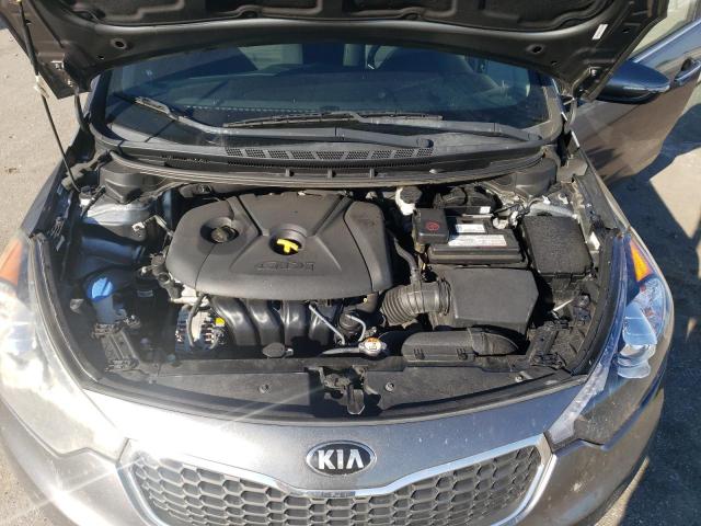 KNAFX4A81F5309227 - 2015 KIA FORTE EX GRAY photo 11