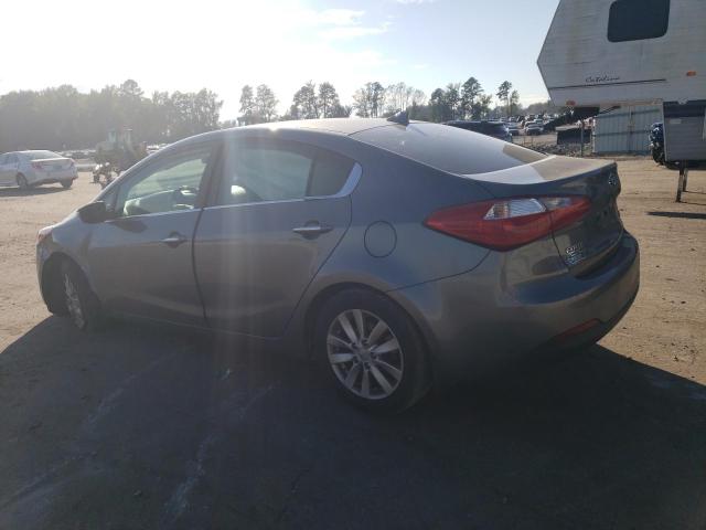 KNAFX4A81F5309227 - 2015 KIA FORTE EX GRAY photo 2