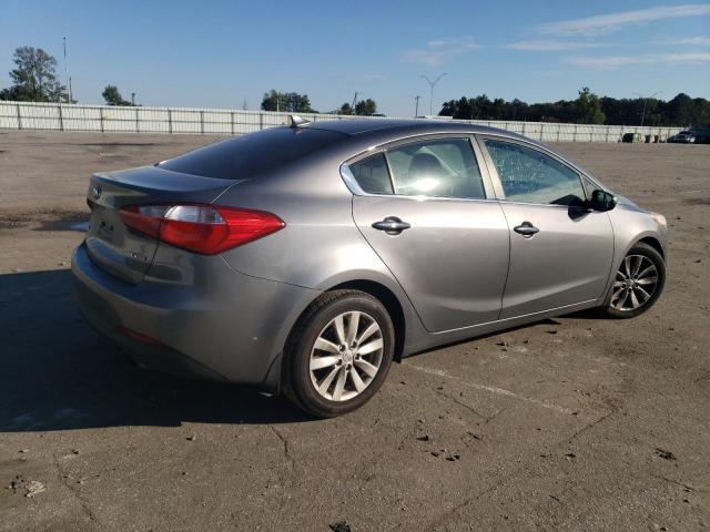 KNAFX4A81F5309227 - 2015 KIA FORTE EX GRAY photo 3