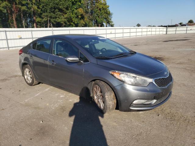 KNAFX4A81F5309227 - 2015 KIA FORTE EX GRAY photo 4