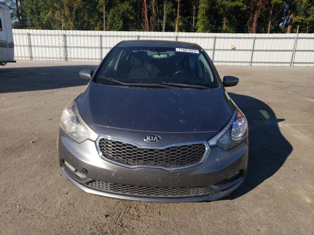 KNAFX4A81F5309227 - 2015 KIA FORTE EX GRAY photo 5