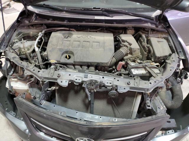 5YFBU4EE3DP204361 - 2013 TOYOTA COROLLA BASE CHARCOAL photo 11