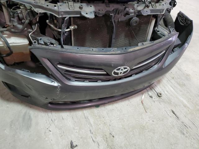 5YFBU4EE3DP204361 - 2013 TOYOTA COROLLA BASE CHARCOAL photo 12