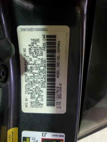 5YFBU4EE3DP204361 - 2013 TOYOTA COROLLA BASE CHARCOAL photo 13