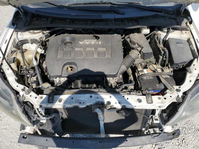 2T1BU4EE3AC527725 - 2010 TOYOTA COROLLA BASE WHITE photo 11