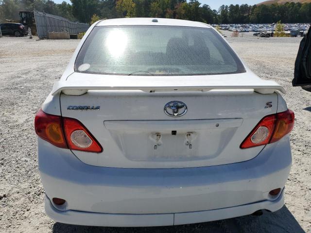 2T1BU4EE3AC527725 - 2010 TOYOTA COROLLA BASE WHITE photo 6