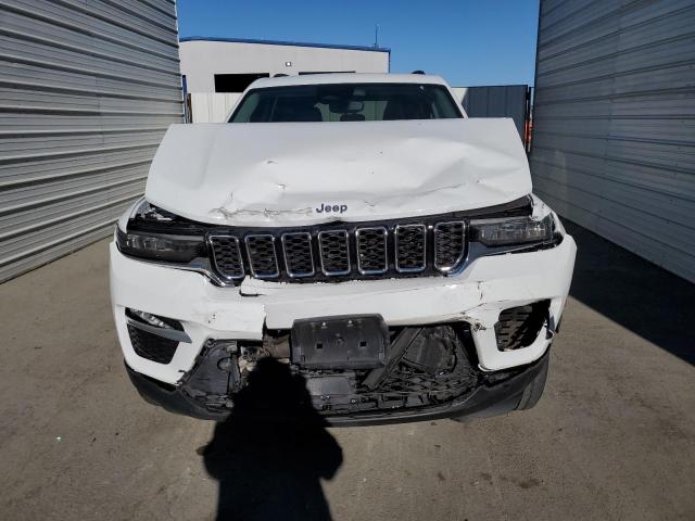 1C4RJHBG2N8617079 - 2022 JEEP GRAND CHEROKEE LIMITED WHITE photo 5