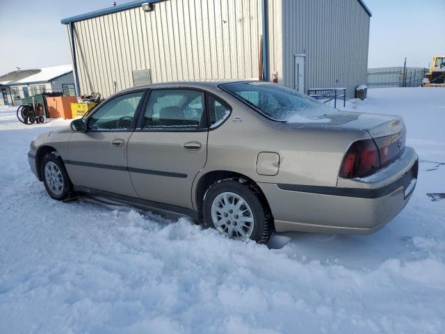 2G1WF52E049201237 - 2004 CHEVROLET IMPALA TAN photo 2