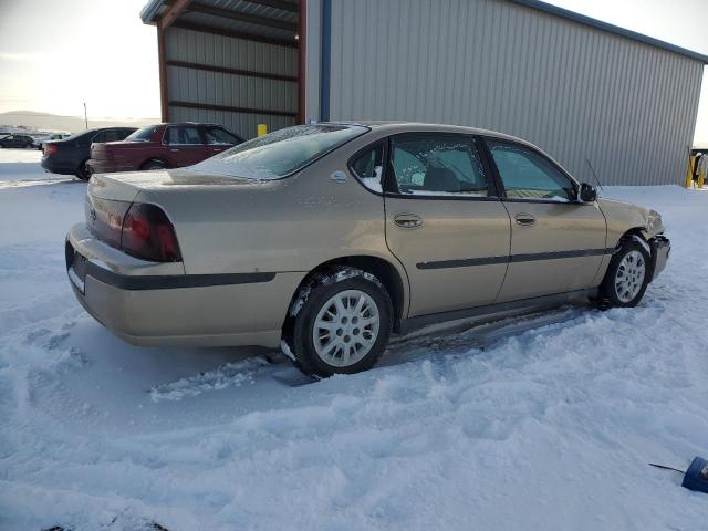 2G1WF52E049201237 - 2004 CHEVROLET IMPALA TAN photo 3