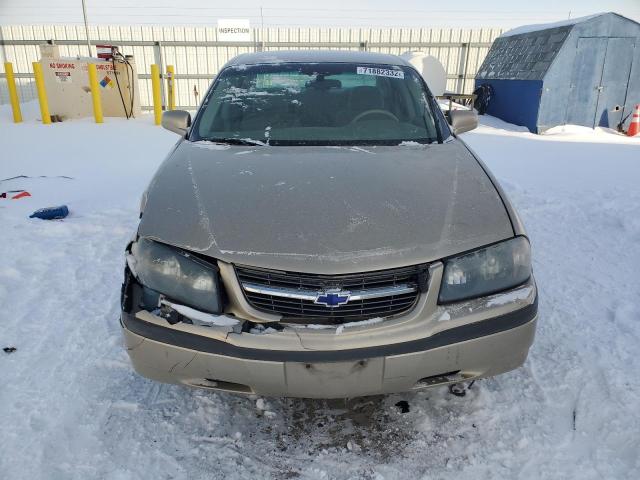 2G1WF52E049201237 - 2004 CHEVROLET IMPALA TAN photo 5