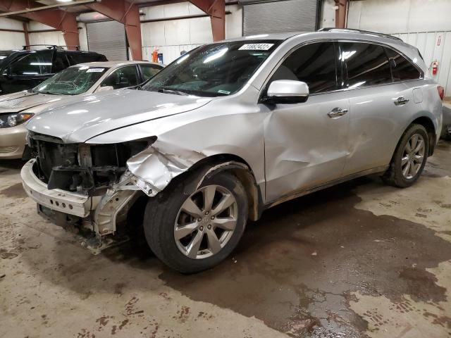 5FRYD4H81FB007864 - 2015 ACURA MDX ADVANCE SILVER photo 1