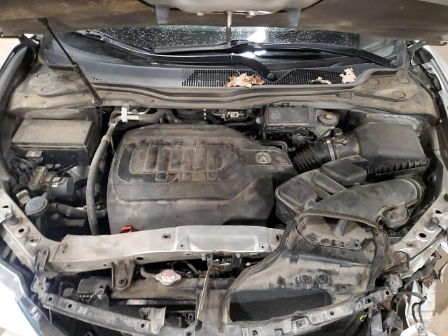 5FRYD4H81FB007864 - 2015 ACURA MDX ADVANCE SILVER photo 12